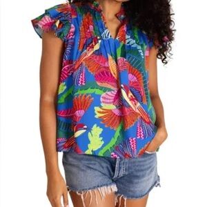 Alden Adair Colorful Floral Women's Top